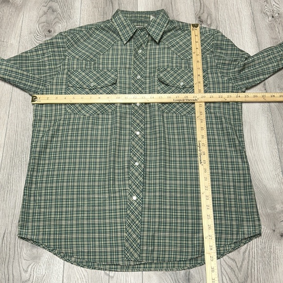 Haband Vintage Pearl Snap Button Down Shirt - Picture 2 of 7